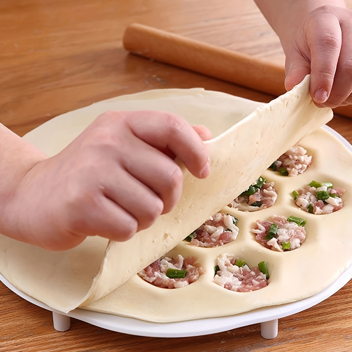 Kitchen Gadgets Dumpling Maker - 1 шт.-простая фотоформа, кухонный пресс для