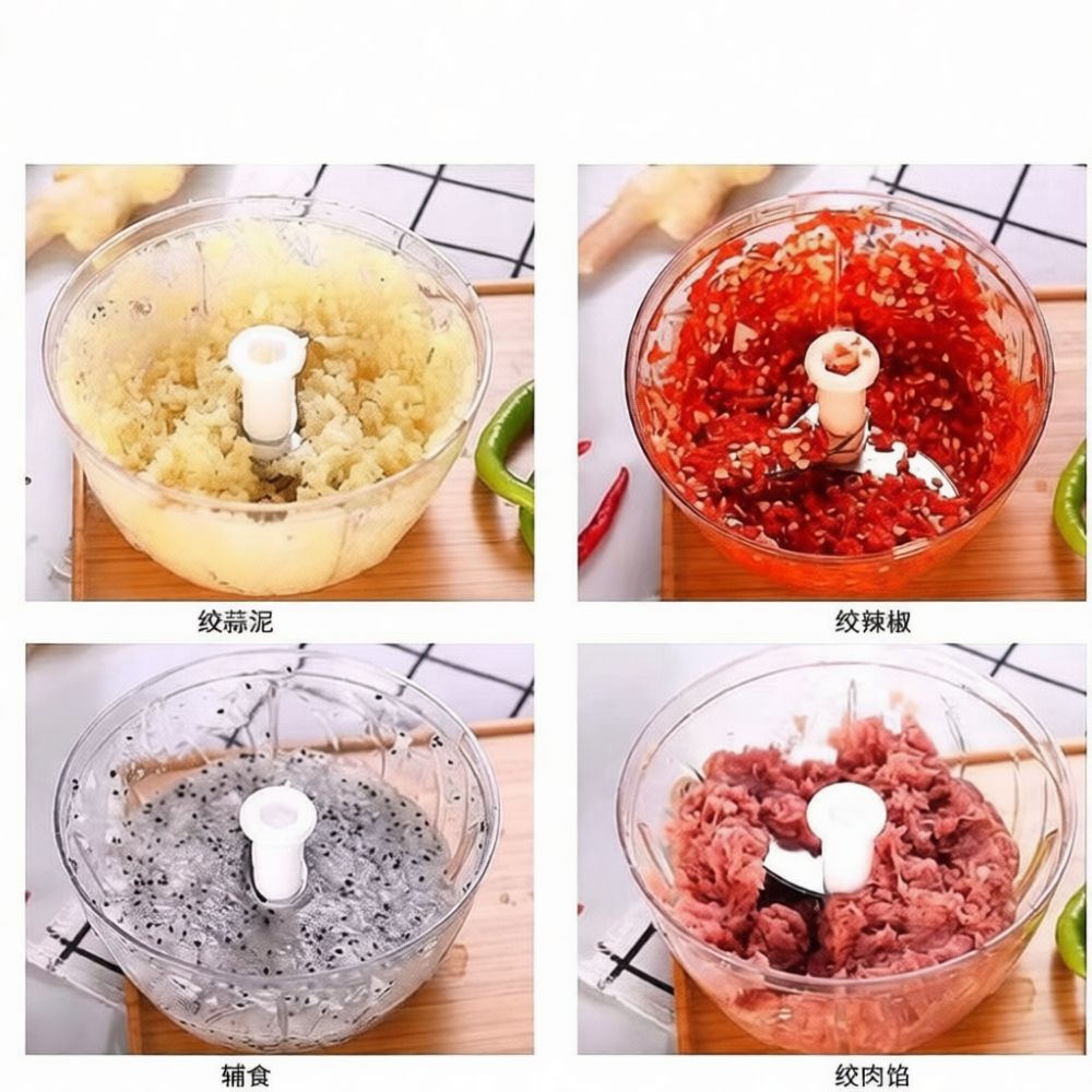 Kitchen Helper Gadgets - Ручной измельчитель чеснока, многофункциональный кухонный комбайн,