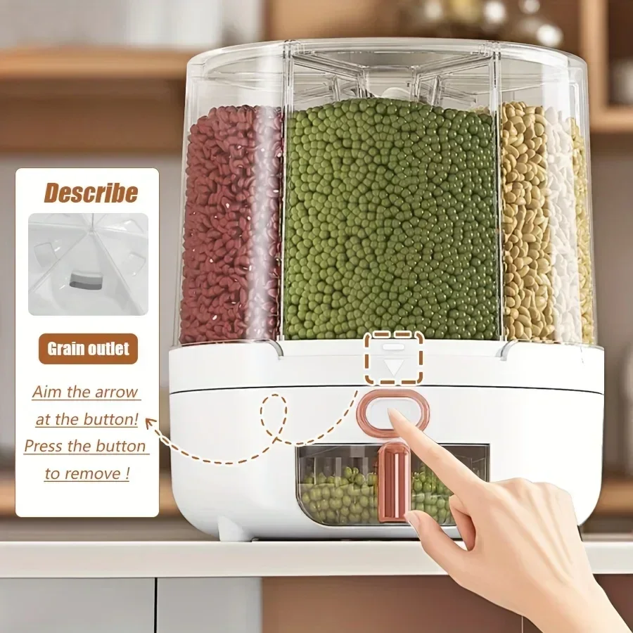 6 отделений 360 °   Вращающийс – обзор и цена Kitchen Gadgets Organizer
