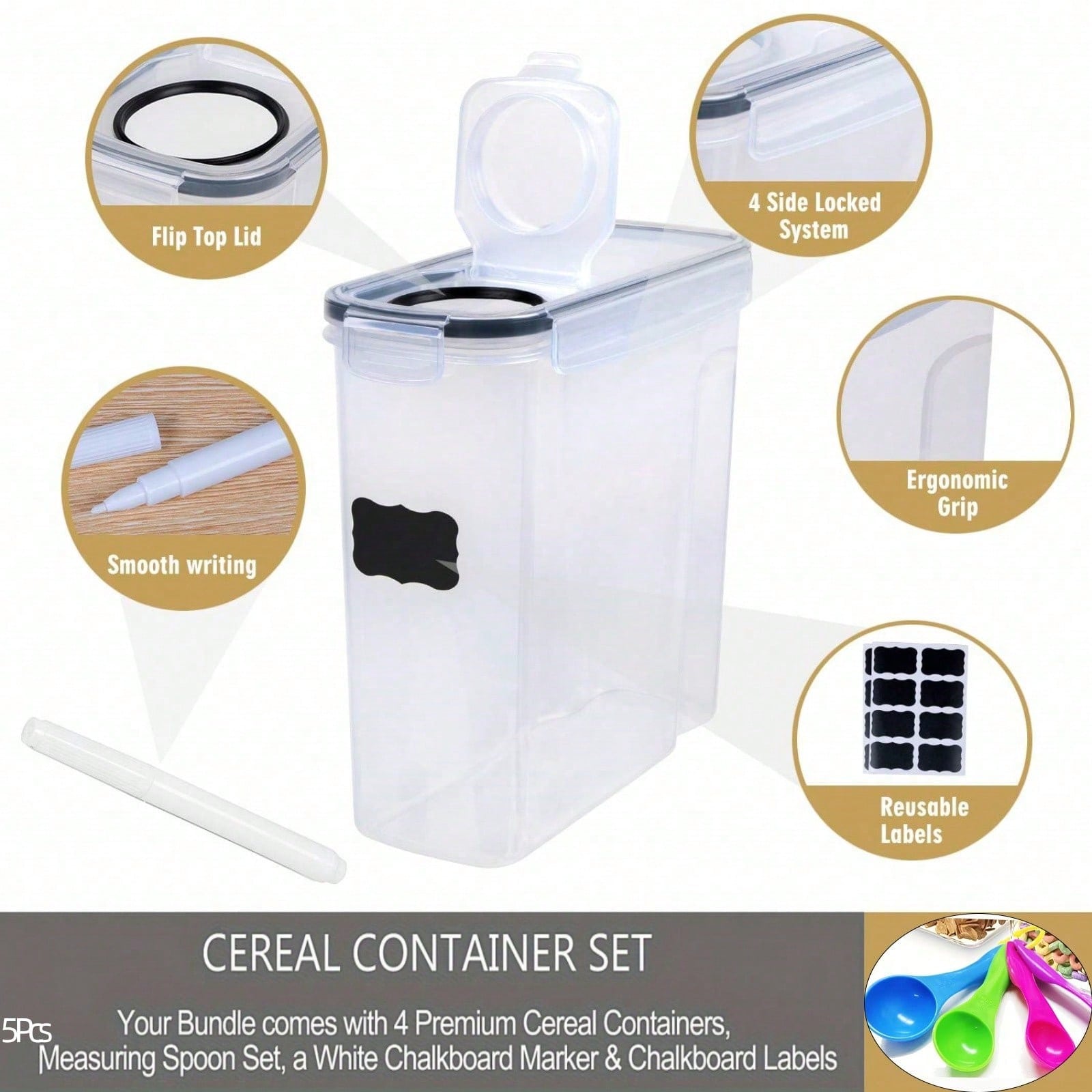 Набор из 4 герметичных контейн – обзор и цена Kitchen Gadgets Organizer